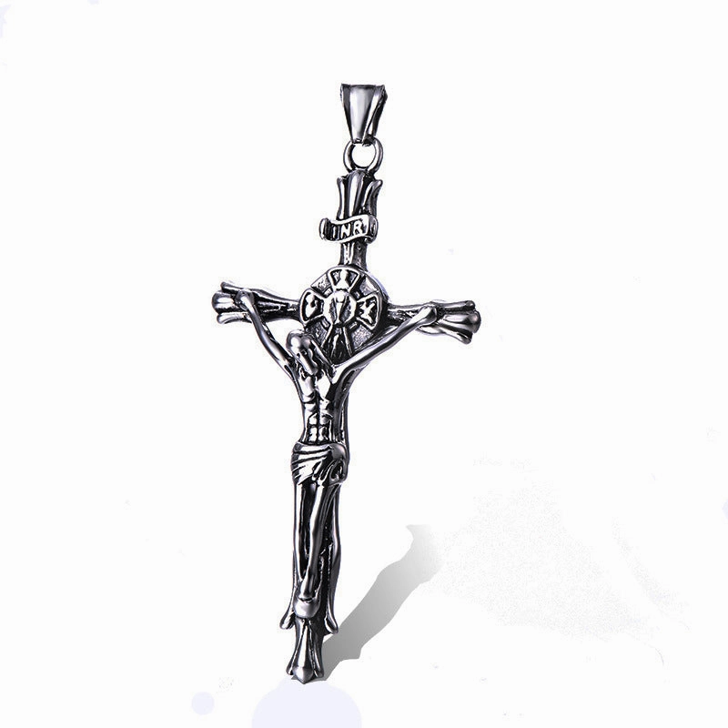 Wholesale Titanium Steel Cross Necklace