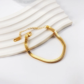 Wholesale Titanium Steel Geometric Love Bracelets