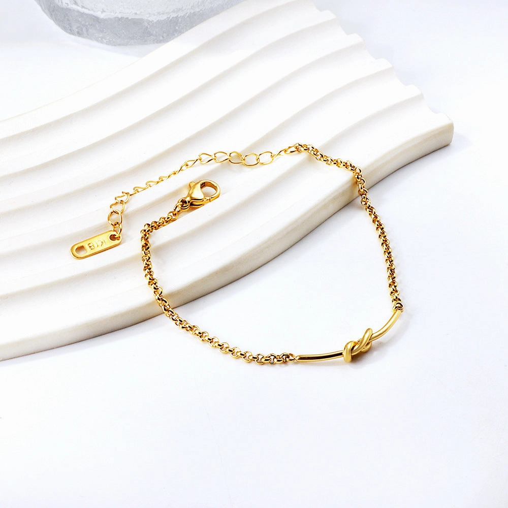 Wholesale Titanium Steel Geometric Love Bracelets