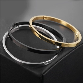 Wholesale Titanium steel gold-plated bracelet