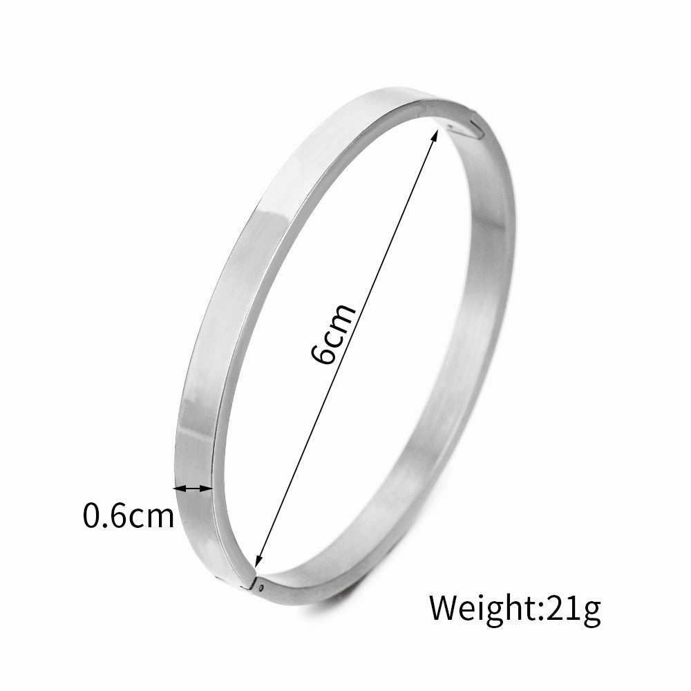 Wholesale Titanium steel gold-plated bracelet