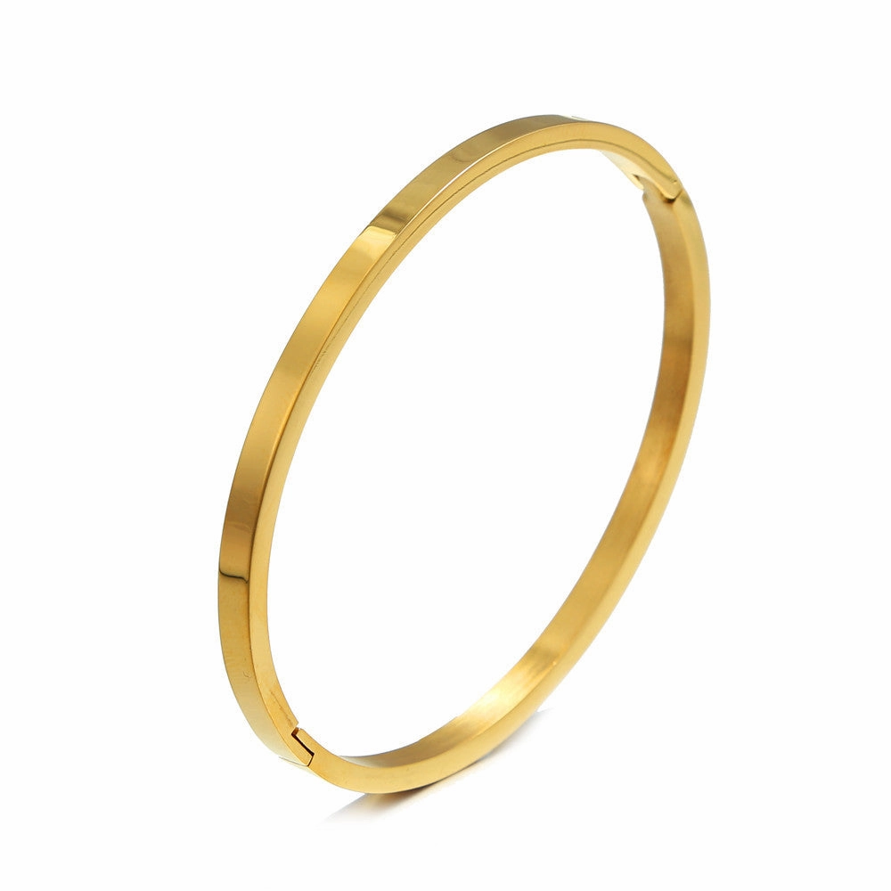 Wholesale Titanium steel gold-plated bracelet