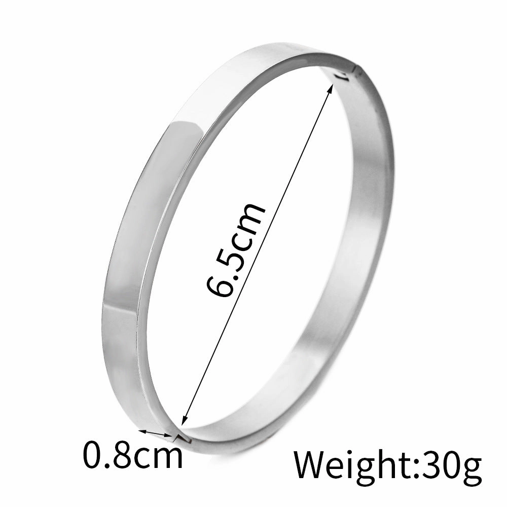 Wholesale Titanium steel gold-plated bracelet