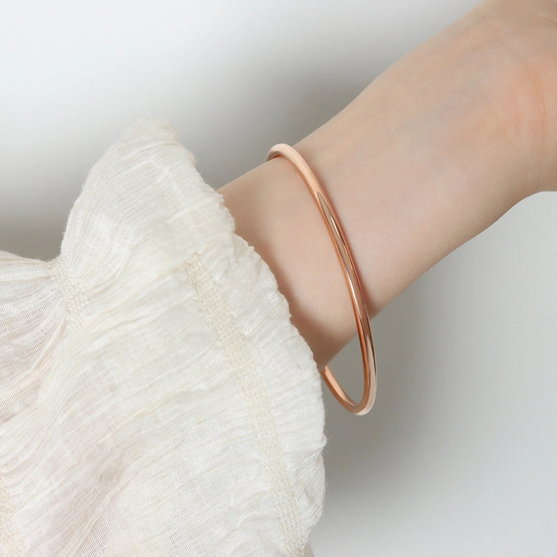 Wholesale Titanium Steel Gold Plated Ring Bracelet