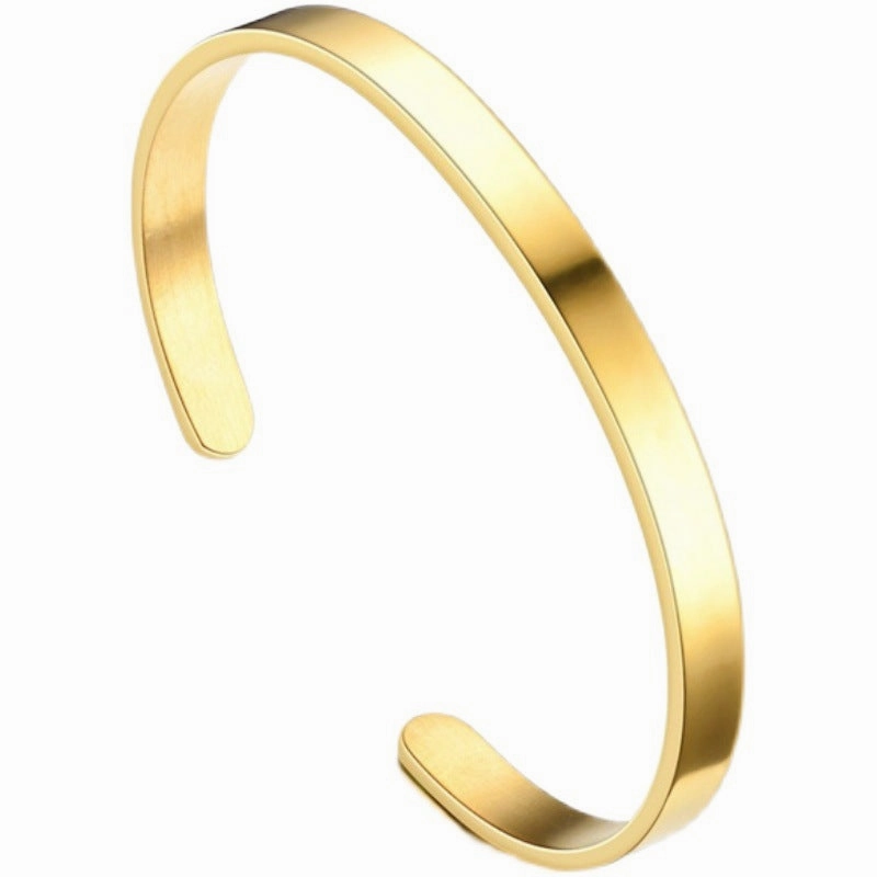 Wholesale titanium steel gold vintage bracelet