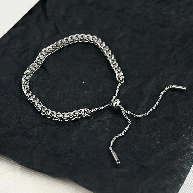 Wholesale Titanium steel golden wheat ear bracelet