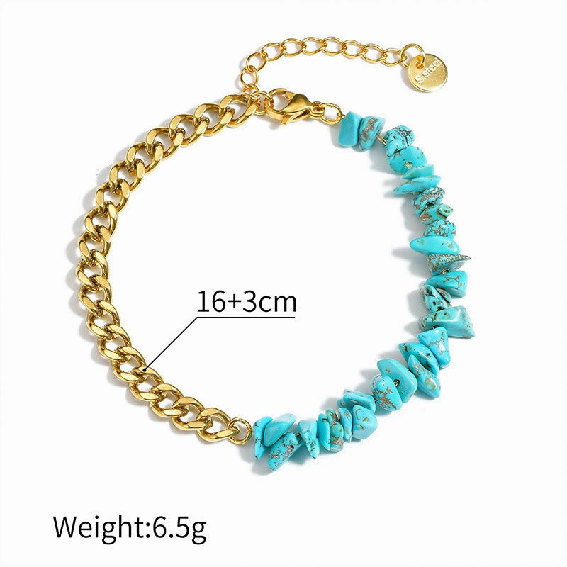 Wholesale Titanium Steel Gravel Bracelet