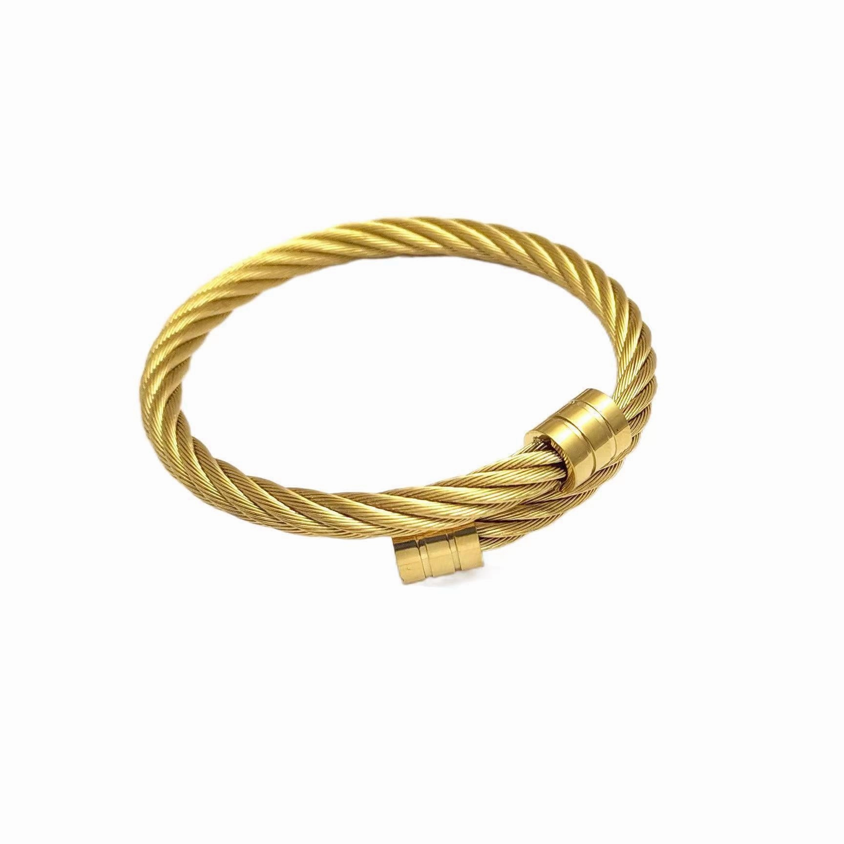 Wholesale Titanium Steel Hanging Wire Wire Bracelet