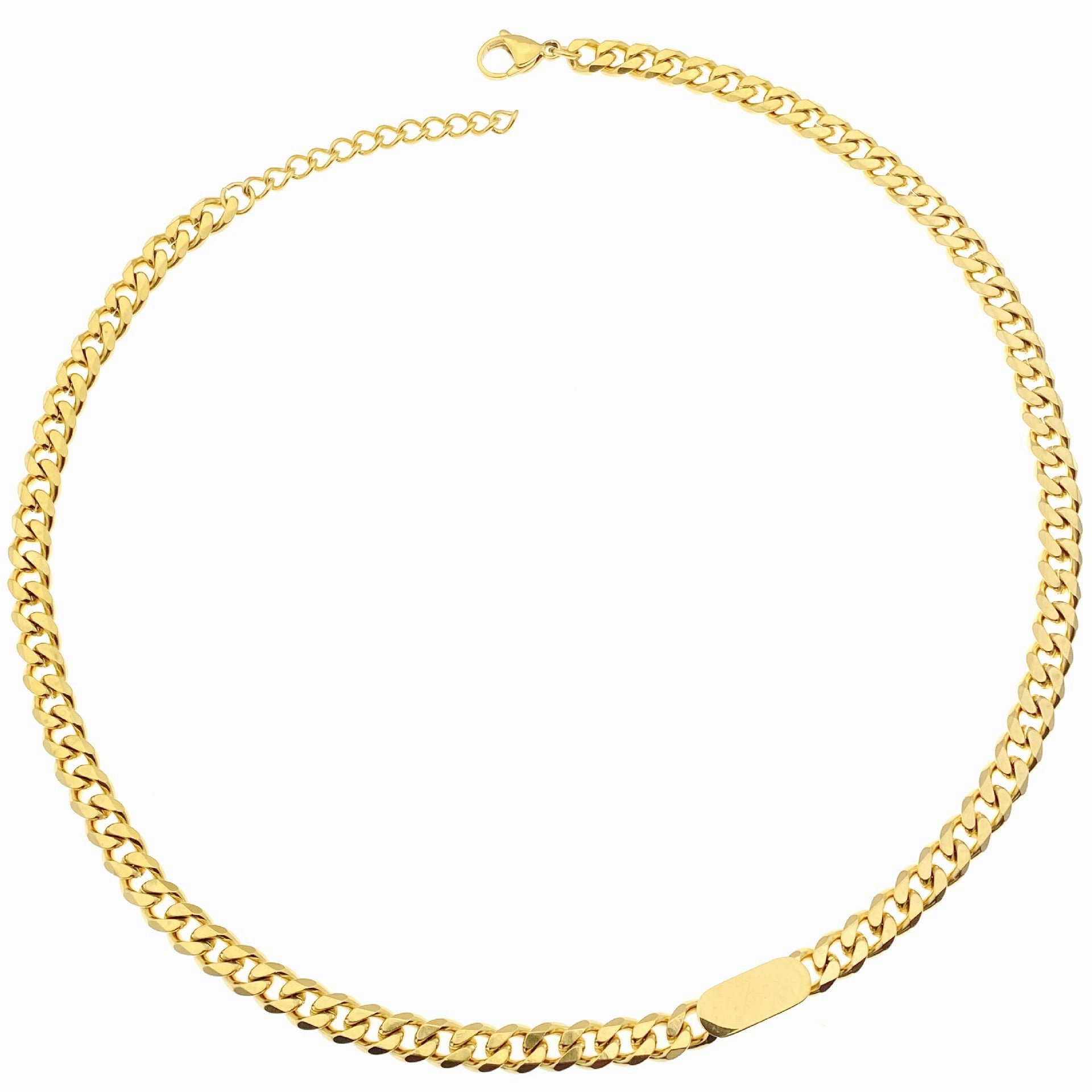 Wholesale Titanium Steel Hip Hop Versatile Cuban Necklace