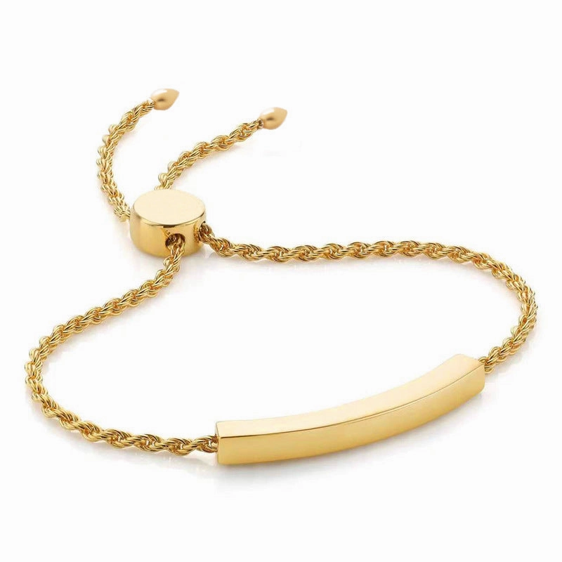 Wholesale Titanium Steel Hollow Tube Bracelet