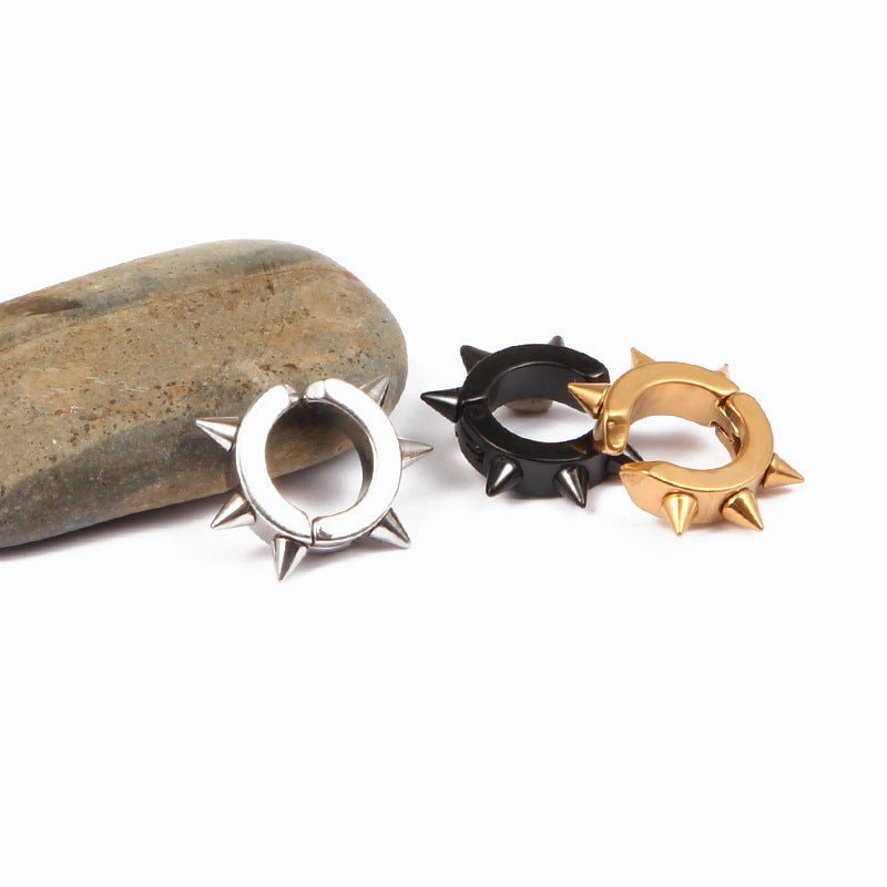 Wholesale Titanium Steel No Pierced Earrings