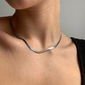 Wholesale Titanium Steel Non-fading Blade Chain Necklace