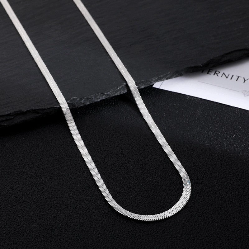 Wholesale Titanium Steel Non-fading Blade Chain Necklace