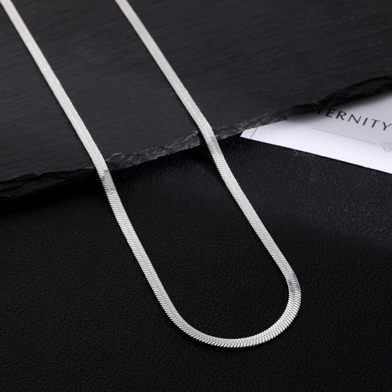 Wholesale Titanium Steel Non-fading Blade Chain Necklace
