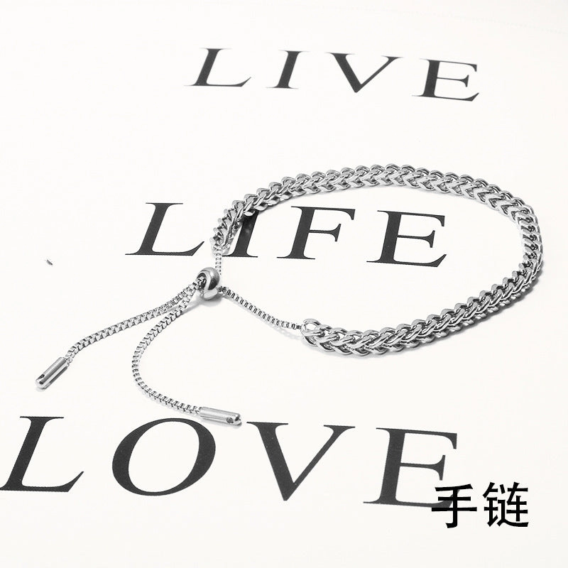 Wholesale Titanium Steel Non-fading Bracelet