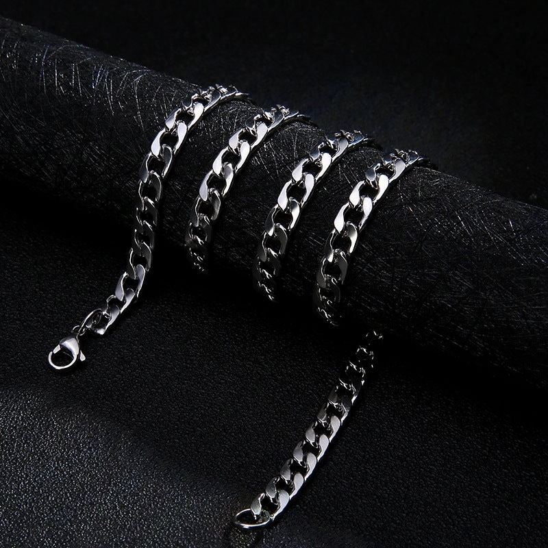 Wholesale Titanium Steel Non-fading Men's Necklace