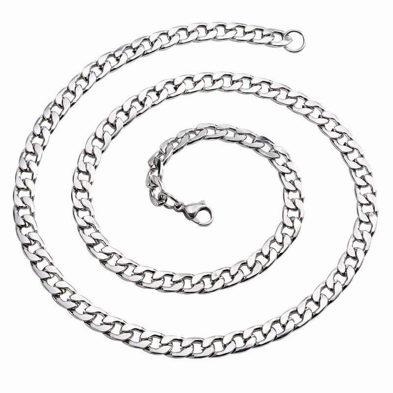 Wholesale Titanium Steel Non-fading Men's Necklace