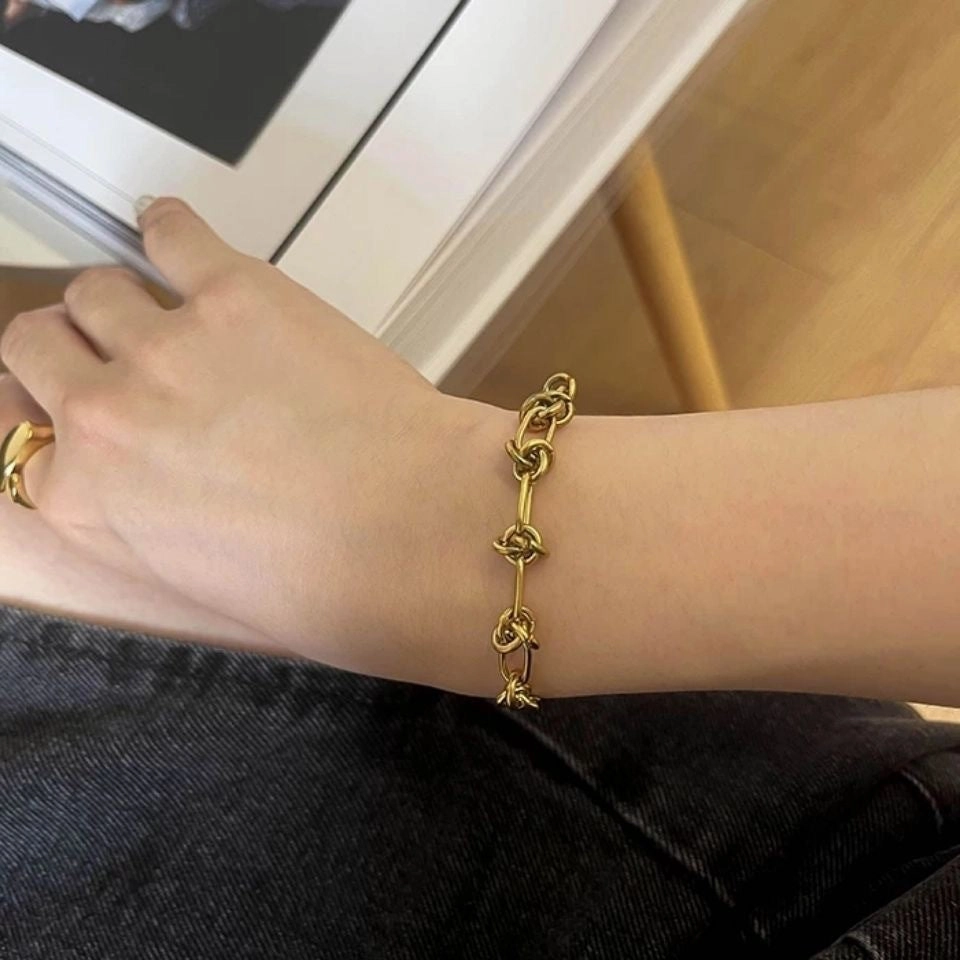 Wholesale Titanium Steel Plated 18K Bracelet