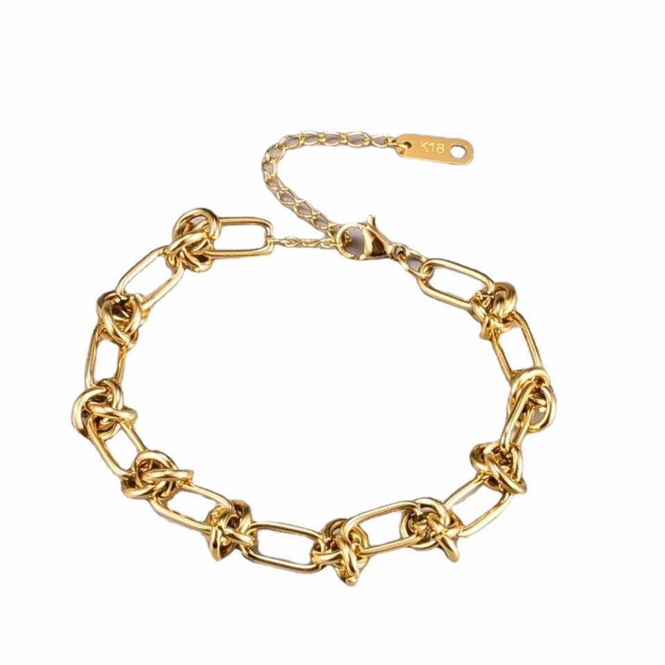 Wholesale Titanium Steel Plated 18K Bracelet
