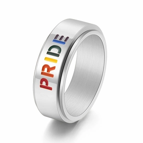 Wholesale Titanium Steel Pride Gay Ring