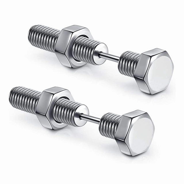 Wholesale Titanium Steel Screws Earrings