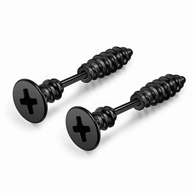 Wholesale Titanium Steel Screws Earrings
