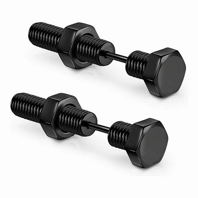 Wholesale Titanium Steel Screws Earrings