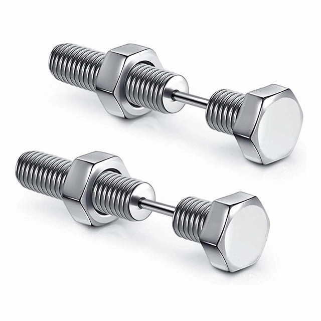 Wholesale Titanium Steel Screws Earrings
