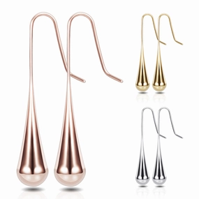 Wholesale Titanium Steel Simple Earrings