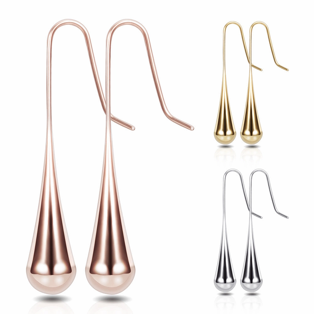 Wholesale Titanium Steel Simple Earrings