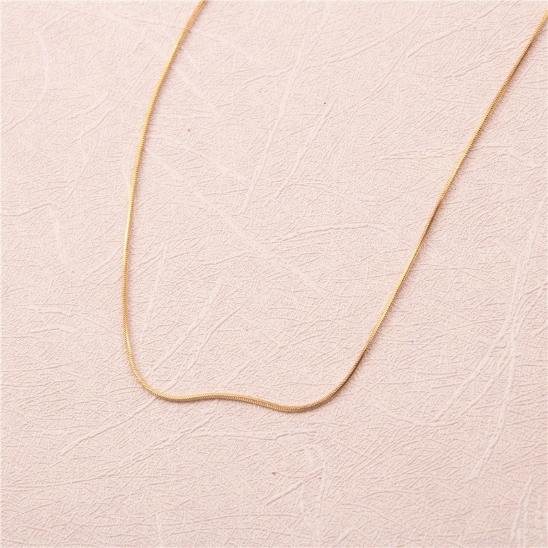 Wholesale Titanium Steel Snake Necklaces