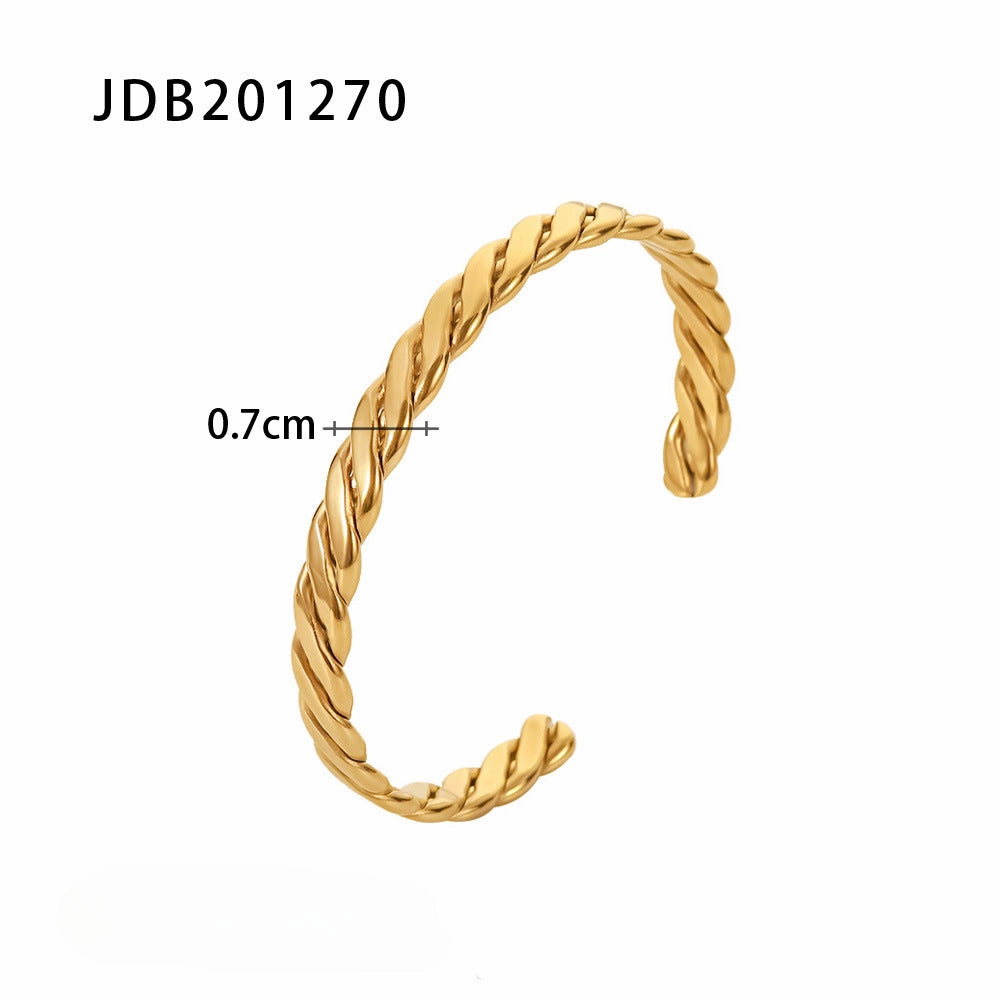 Wholesale Titanium Steel Stainless Steel Zircon Inlaid Bracelet