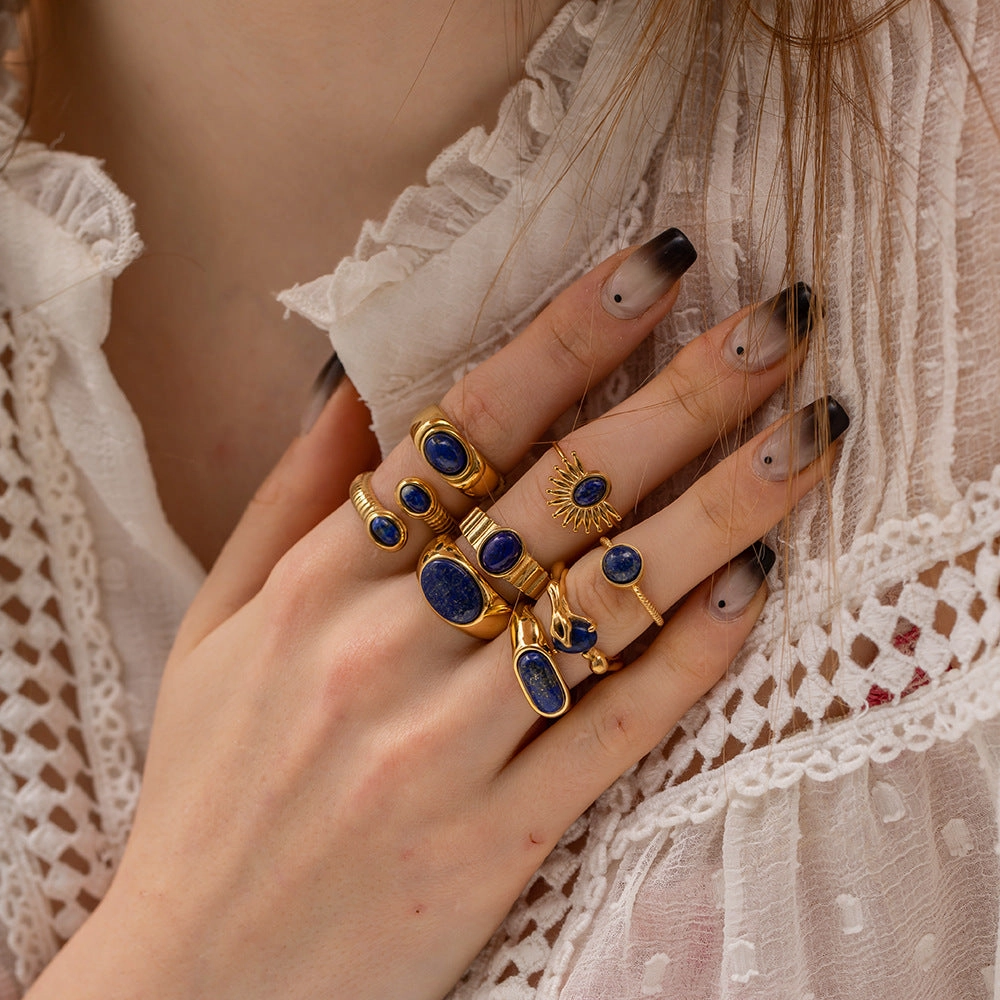 Wholesale Titanium Steel Vintage Rings