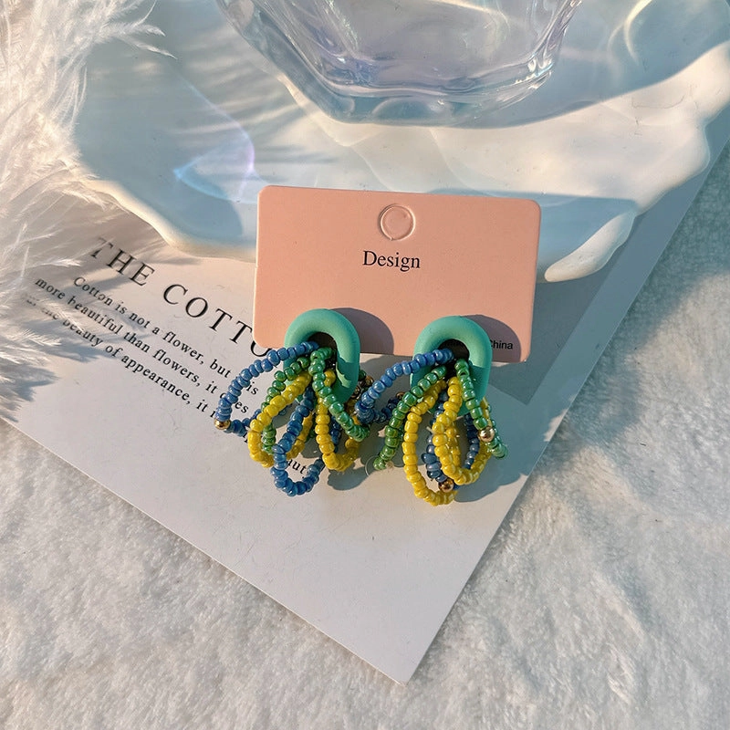 Wholesale Town Shop Treasure Acrylic Earrings