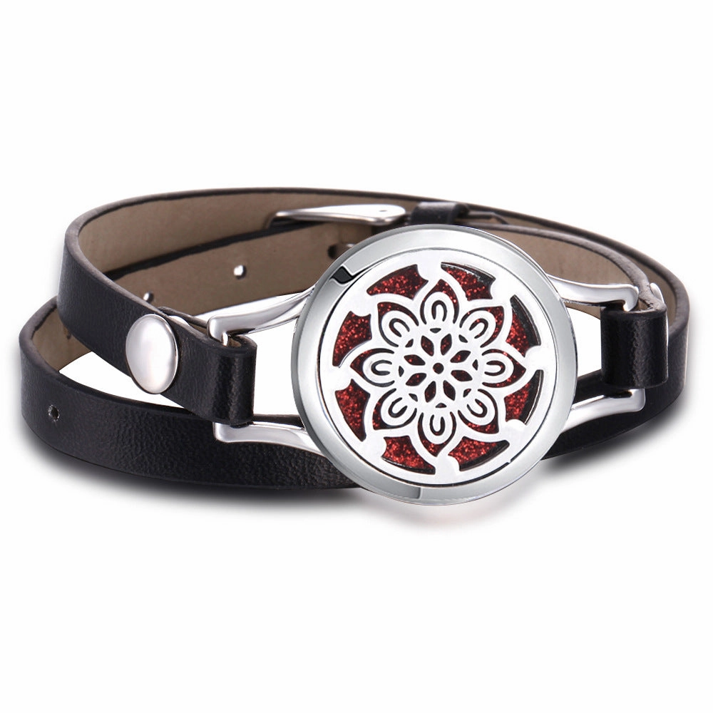 Wholesale Tree of Life Stainless Steel Aroma Bracelet