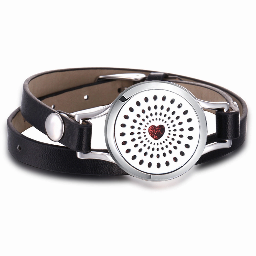 Wholesale Tree of Life Stainless Steel Aroma Bracelet