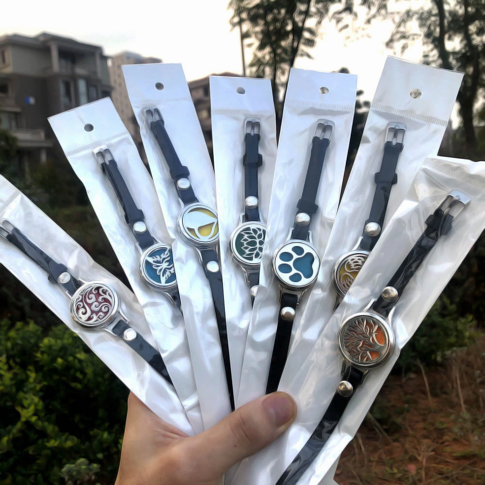 Wholesale Tree of Life Stainless Steel Aroma Bracelet