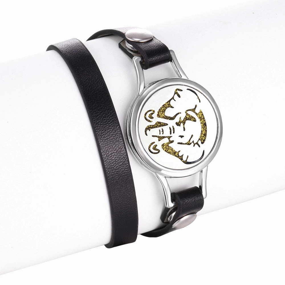 Wholesale Tree of Life Stainless Steel Aroma Bracelet