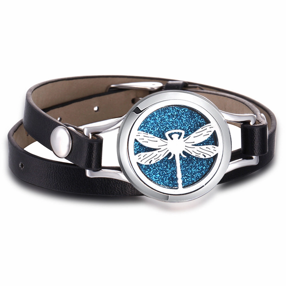 Wholesale Tree of Life Stainless Steel Aroma Bracelet