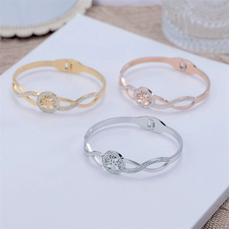 Wholesale Tree of Life Stainless Steel Bracelet