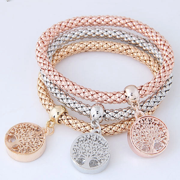Wholesale Tree Starfish Alloy Bracelet
