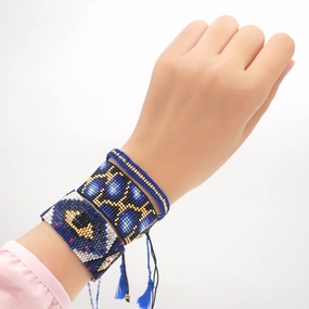 Wholesale Turkish Evil Eye Ethnic Glass Bracelet