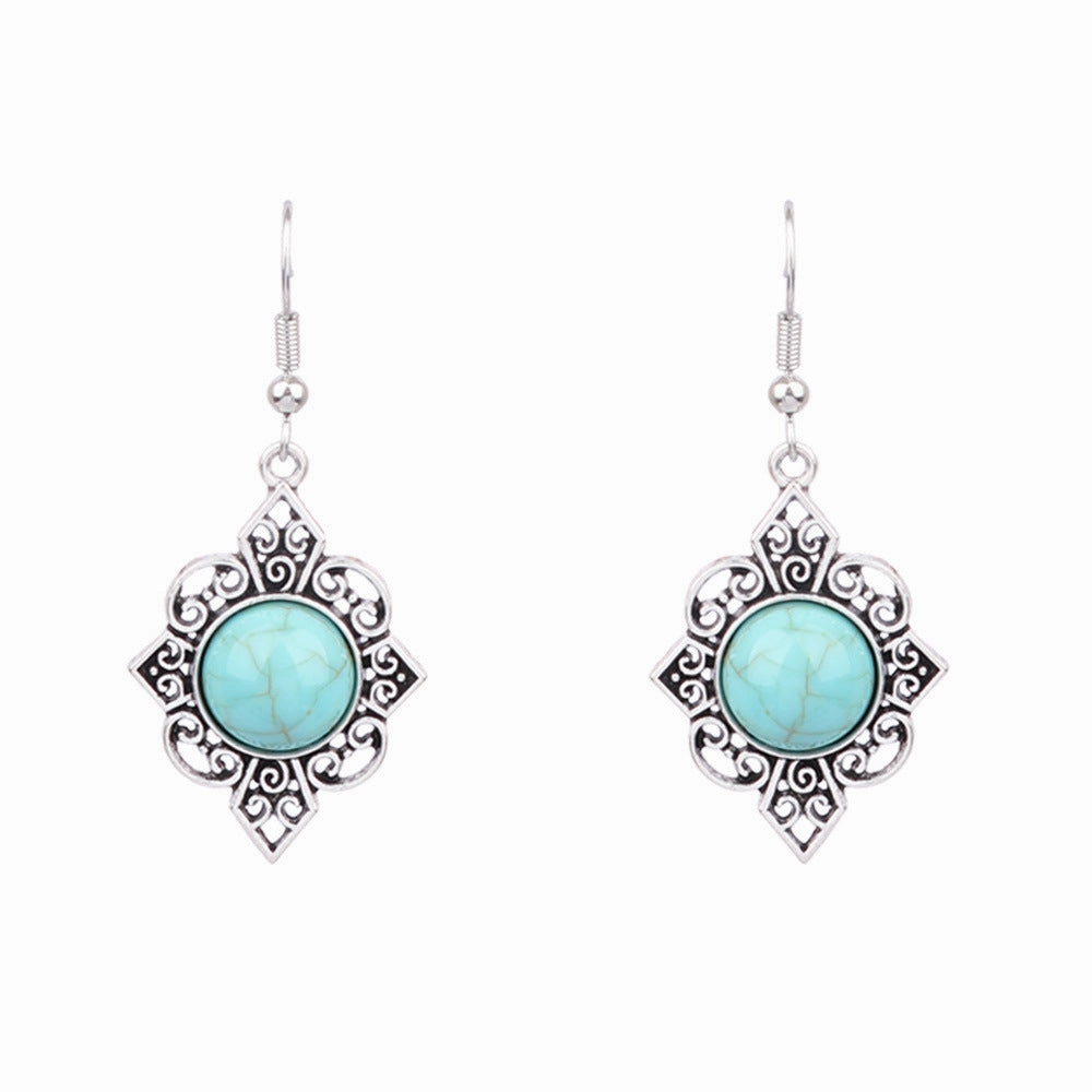 Wholesale Turquoise Alloy Earrings
