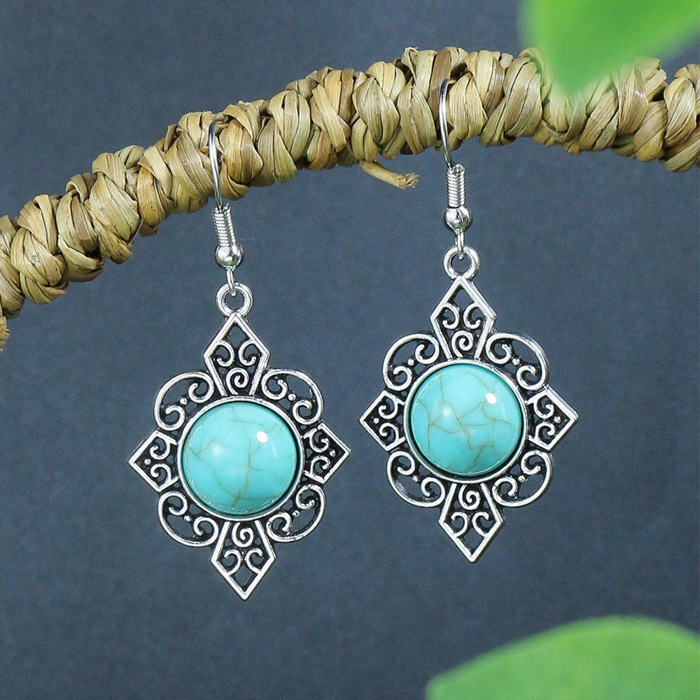 Wholesale Turquoise Alloy Earrings
