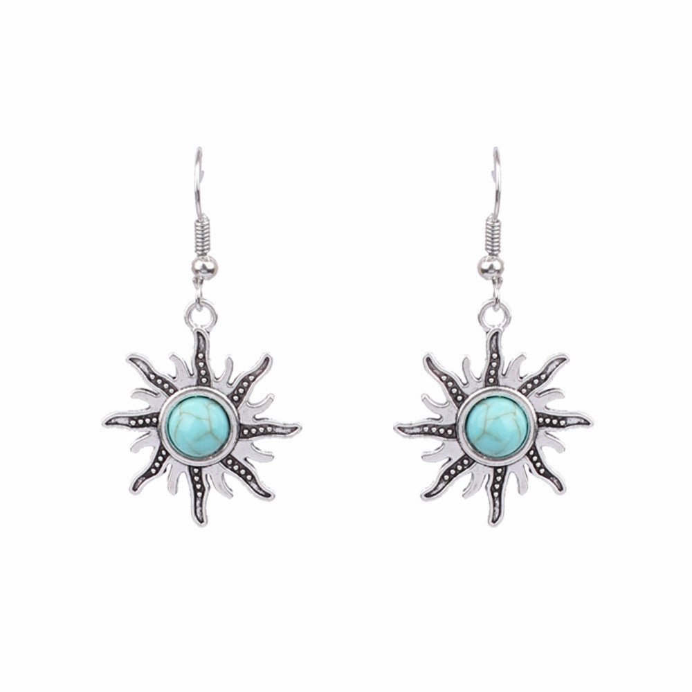 Wholesale Turquoise Alloy Earrings