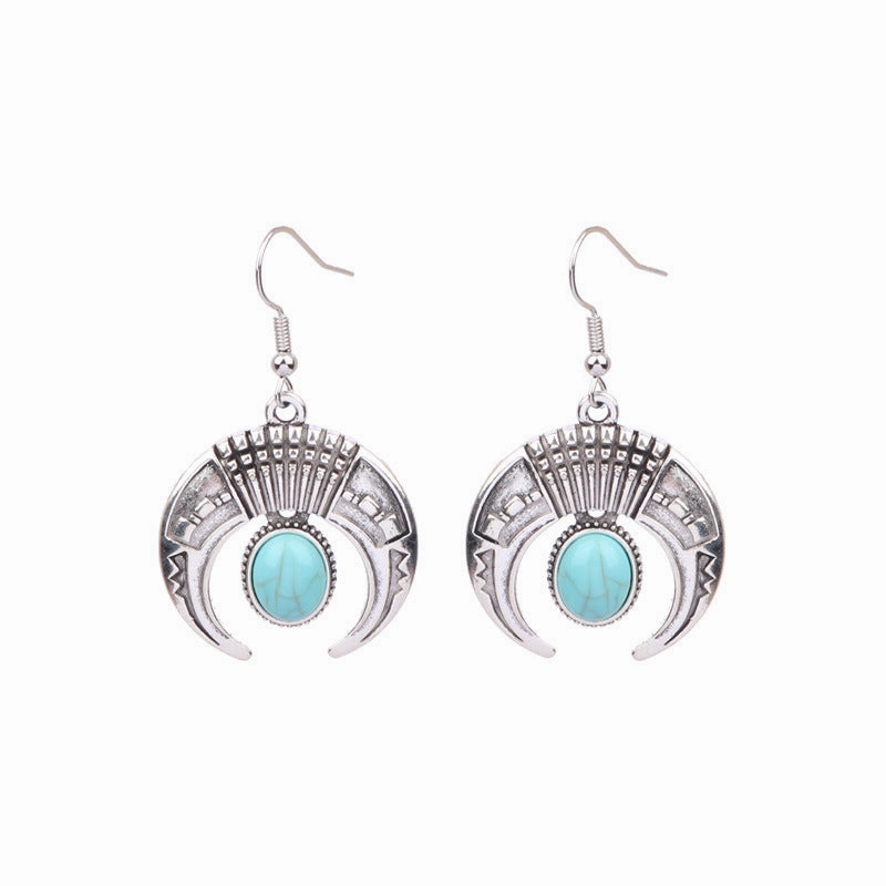 Wholesale Turquoise Alloy Earrings