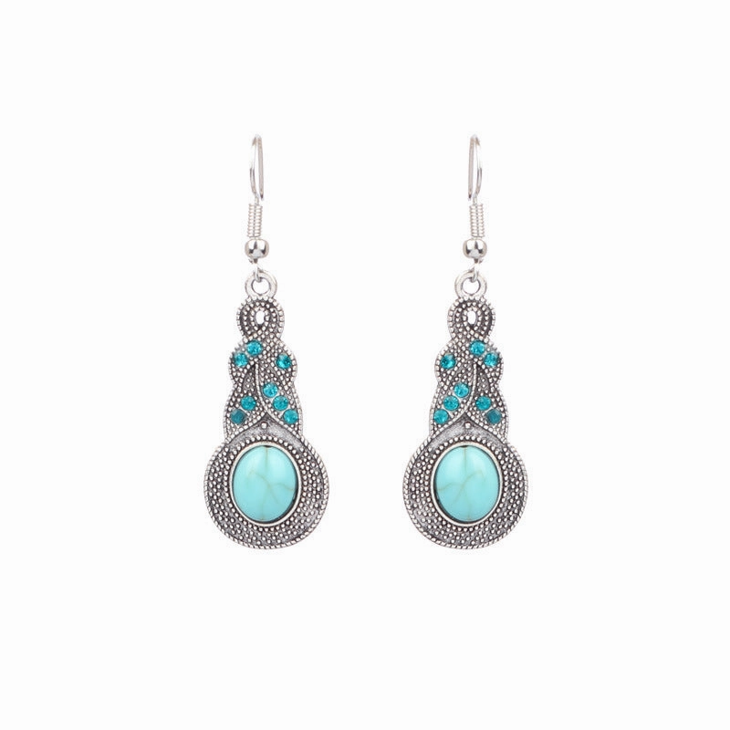 Wholesale Turquoise Alloy Earrings