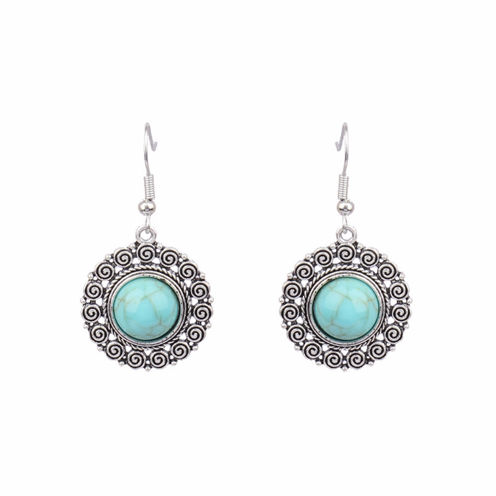 Wholesale Turquoise Alloy Earrings