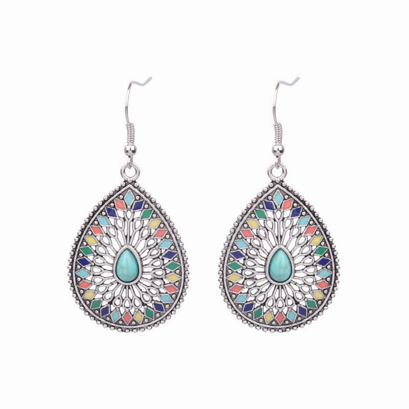 Wholesale Turquoise Alloy Earrings