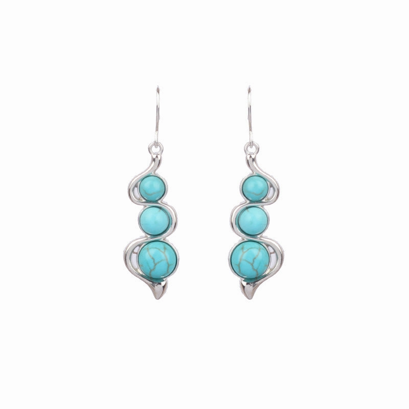 Wholesale Turquoise Alloy Earrings